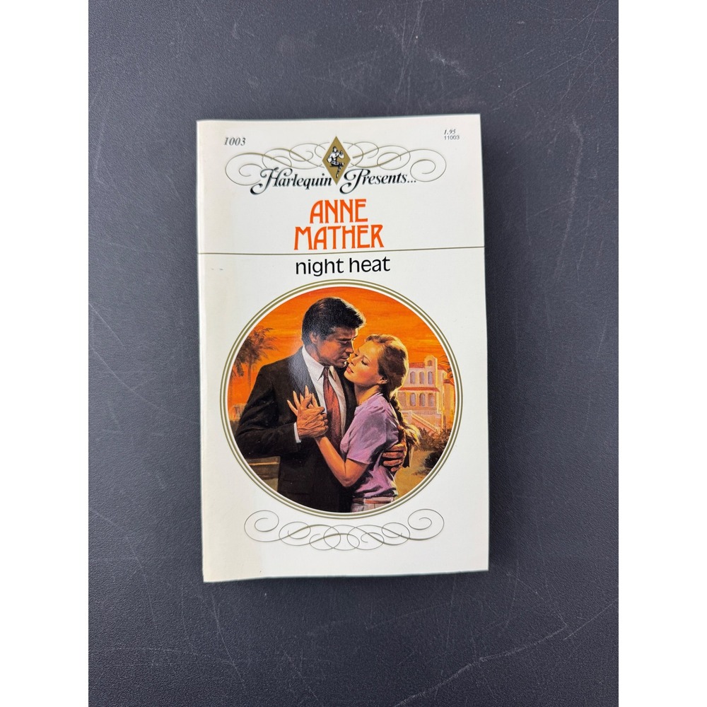 Night Heat Anne Mather Harlequin Presents 1003 Vintage 1987 Romance Paperback